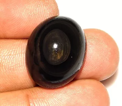 27.ct Natural Rainbow Obsidian Eye Oval Cabochon Jewelry Making Gemstone At=52 • $11.42