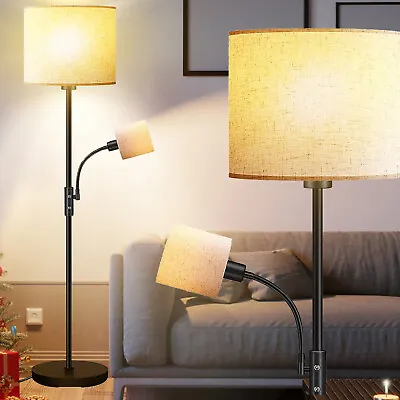 3200K Floor Lamp W/Bulb Lampshade Standing Lamp For Living Room Bedroom Office • $53.22