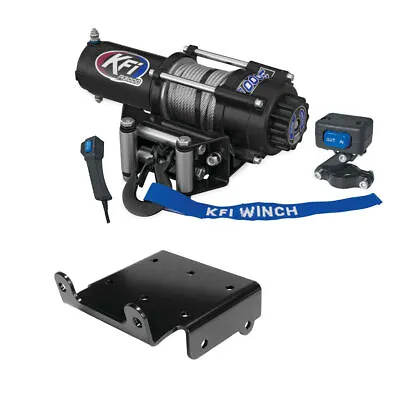 KFI Winch Kit 3000 Lb For Yamaha Grizzly 350 2x4 4x4 2007-2014 (Steel Cable) • $323.95