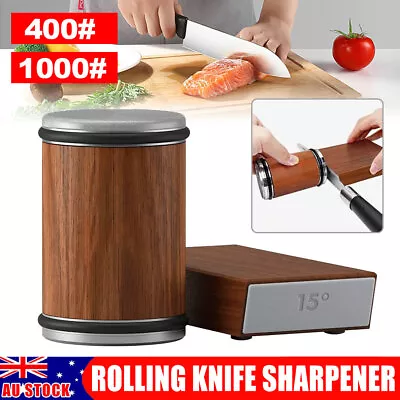 Knife Sharpener Sharpening Stone Pro Rolling Sharpeners Diamond Edge Sharpener • $39.95