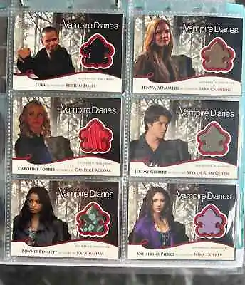 The Vampire Diaries Season 2 Wardrobe Ad DUAL Card Selection Cryptozoic • £99.99