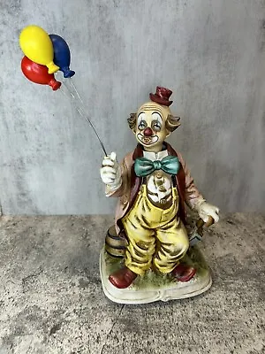 Vintage Whistling Balloon Clown Melody In Motion Waco Ceramic Figurine WORKS • $67.49