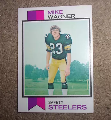 1973 Topps Football Mike Wagner RC Pittsburgh Steelers • $3.99