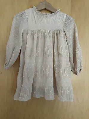 £5.99 • Buy BNWOT Zara Baby Girl Long Sleeve ‘floaty’ Dress. 12-18 Months.