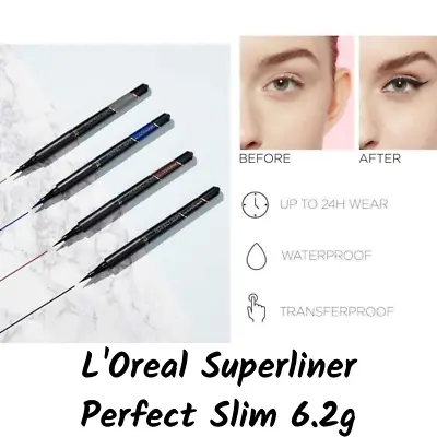 L'Oreal Superliner Perfect Slim 6.2g Available In 4 Shades Brand New Pick Now • £6.99