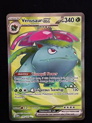 Pokémon TCG Venusaur Ex Scarlet & Violet-151 182/165 Holo Ultra Rare • $17.79