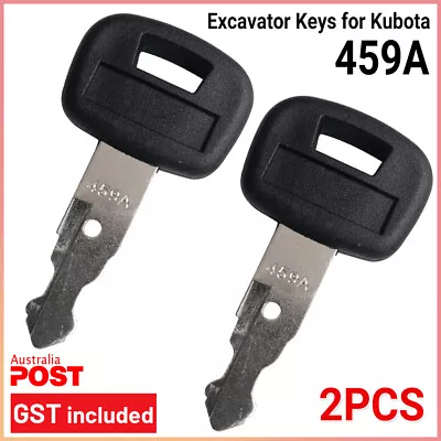 2~10x Replaced Keys For Kubota 459A Excavator Key Excavator Parts Equipment Keys • $5.61