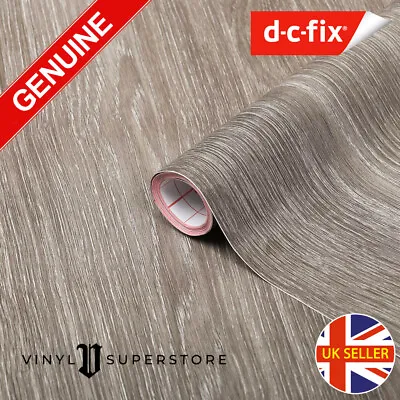 D-C FIX OAK SHEFFIELD PEARL GREY STICKY BACK SELF ADHESIVE VINYL FILM 90cm • £131.99