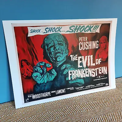 The Evil Of Frankenstein - Hammer Horror (Reproduction A3 Poster) • £6.99