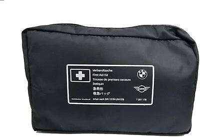 BMW Genuine Emergency  Car First Aid Kit Storage Pouch Bag Black  • £12.99