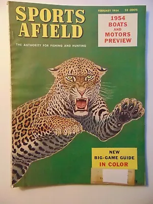 SPORTS AFIELD Feb 1954 Boats And Motors • $5