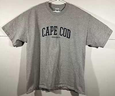 VTG 1999 Lee Cape Cod Massachusetts Men’s Gray Short Sleeve T Shirt Size XL • $8.46