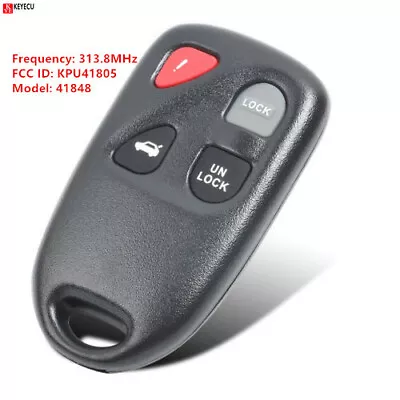 For Mazda RX-8 2004 2005 2006 2007 2008 Remote Car Key Fob KPU41805 Model# 41848 • $9.71