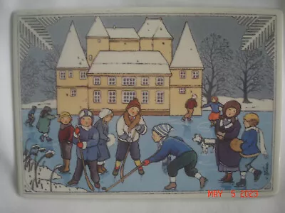 VILLEROY & BOCH Vintage W. GERMANY VILBO CARD Winter Scene By Karin Blume • $11.99