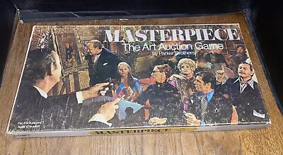 1970 Masterpiece Game Art Auction Game By Parker Brothers 100% Complete • $49.99