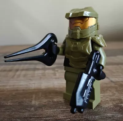 **NEW** LEGO Minifigure With Master Chief Halo Spartan Custom Accessories • $39.29