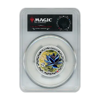2023 Magic: The Gathering Alpha Black Lotus 2 Oz Silver Coin - PCGS PR70 DCAM • $2331.29