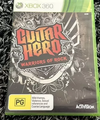 Guitar Hero: Warriors Of Rock - Microsoft Xbox 360 Complete With Manual • $19.99