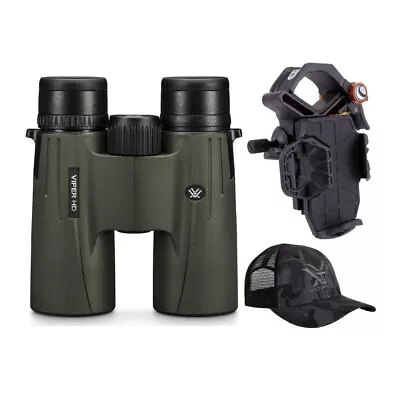 Vortex Viper HD 10x50 Roof Prism Binoculars 3 Axis Smartphone Adapter Bundle • $559