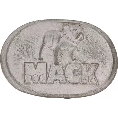 Mack Truck Trucker Semi Driver Cab Otr Carrier Logo 1980s Vintage Belt Buckle • $30