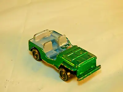 Marx Toys Willys Jeep Green Diecast Model Car Toy Made In Hong Kong Vintage • $7.45