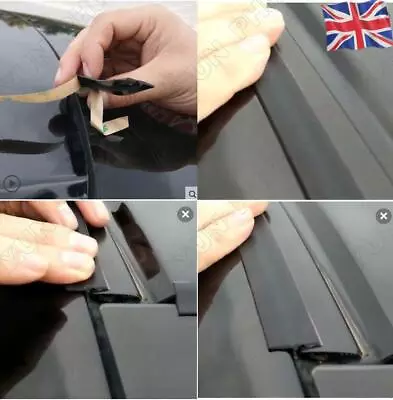 10ft 3m Rubber Seal Universal Car Front Rear Windshield Sunroof Edge Strip Trim • $22.98