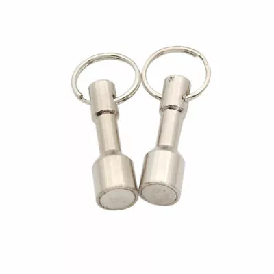 2X Ndfeb Magnet Key Chain Keyring Portable Magnetic Pendant Jewelry Accessories • $4.60