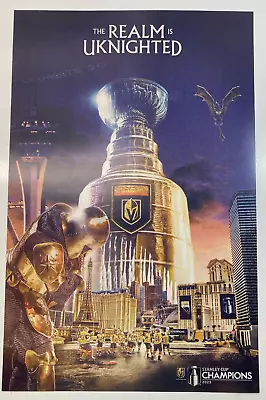 Vegas Golden Knights 2023 Stanley Cup Champions Poster Unknighted Version 2 • $24.99