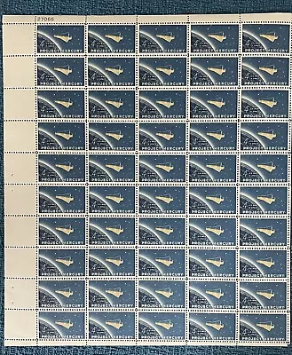 Scott #1193 4c Project Mercury Mint Sheet Of 50 MNH • $3.56