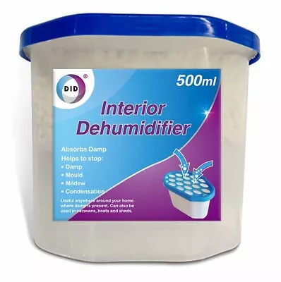£8.29 • Buy Dehumidifier Interior Damp Moisture Mould Mildew Remover Trap Home Caravan 500ml