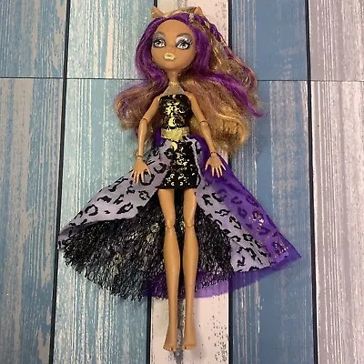 Monster High Clawdeen Wolf 13 Wishes Doll With Dress From Mattel Nice Hair • $23.99