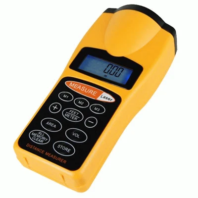 £26.09 • Buy New Digital LCD Ultrasonic Distance Measure Meter Laser Pointer #386