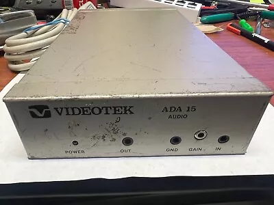 VIDEOTEK ADA-15 Audio Distribution Amplifier • $25