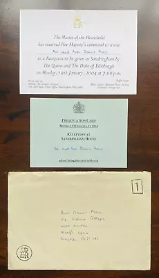 Antique Royal Invitation Sandringham Reception Hosted By Queen Elizabeth II 2004 • £19.99