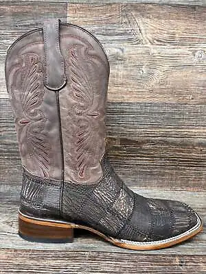 L5951 Men's Circle-G Patchwork Shark Skin Square Toe Western Boots By Corral • $209.95