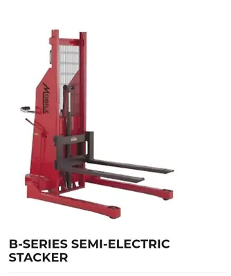 Hydraulic Pallet Stacker. Mobile Hydraulic/Electric Pallet Lifts To 80 . • $2349