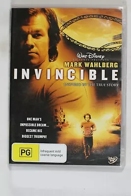 Invincible - Based On A True Story - Mark Wahlberg  Reg 4   Preowned (D759) • £9.30