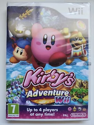 Kirby's Adventure Wii EU PAL Region *New & Sealed* • $110
