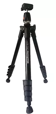 Manfrotto Compact MKC3-P01 Aluminum Tripod With Ball Head • $32