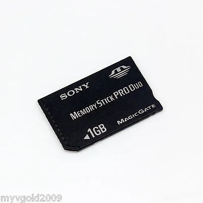 Sony 1GB Memory Stick Pro Duo 1G MS Card For Sony Old Camera/DV/PSP • $17.55