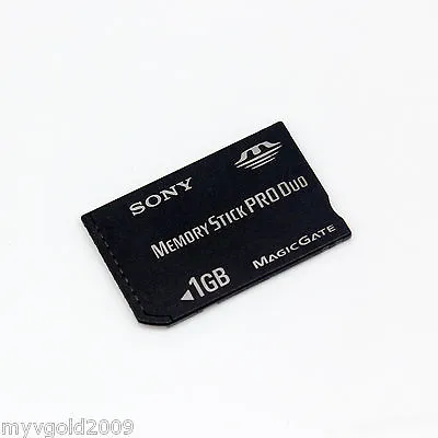 Sony 1GB Memory Stick Pro Duo 1GB MS Card For Sony Old Camera /DV /PSP • $5.99