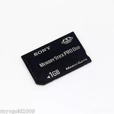 £5.94 • Buy Sony 1GB Memory Stick Pro Duo 1GB MS Card For Sony Old Camera/PSP/Recorder