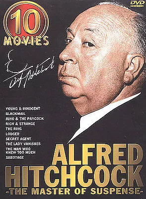 Alfred Hitchcock The Master Of Suspense 10-Movie Set (DVD 2003 5-Disc Set) NEW • $4.98