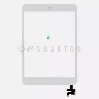 White IPad Mini 1st A1432 A1454 A1455 Touch Screen Digitizer Glass + Home Button • $14.95