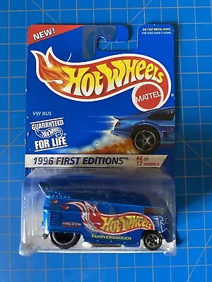 Hot Wheels 1996 First Edition VW Drag Bus • $3.25