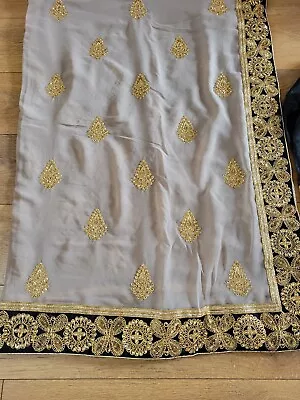 £34.99 • Buy Indian Bollywood Wedding Party Saree