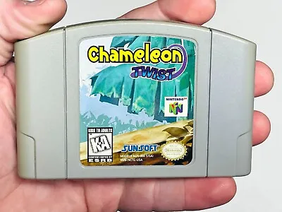 Chameleon Twist - Authentic N64 Nintendo 64 Game - Tested & Works • $31.95