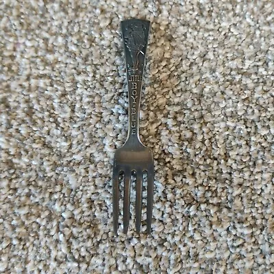 Little Boy Blue Nursery Rhyme Baby Fork Alvin Silver Co Sterling Silver  • $45