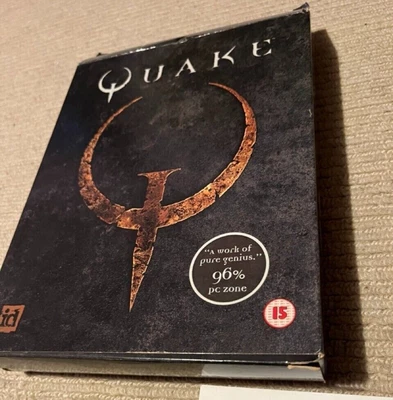 £80 • Buy Original Quake PC CD-ROM Big Box Classic FPS Game Vintage ID Software