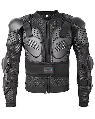 Kids Motorcycle Jacket Children Youth Dirt Bike GearMotorcross Armor Protect... • $94.72